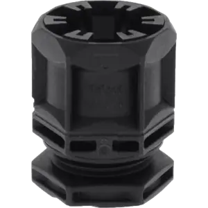 TRISHOT ETKV-SET 20mm Black Cable Gland and Locknut