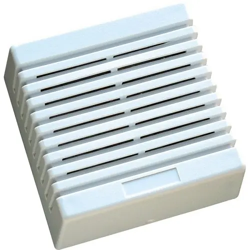 16 Ohm Tampered Extension Speaker, 110 x 110 x 55mm, White Polycarbonate