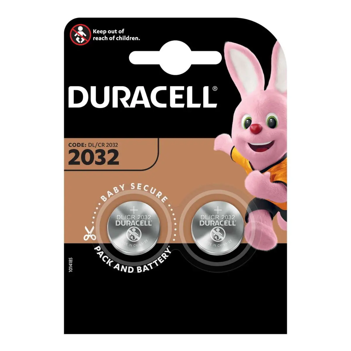 Duracell CR2032 3V Lithium - Pack of 2 