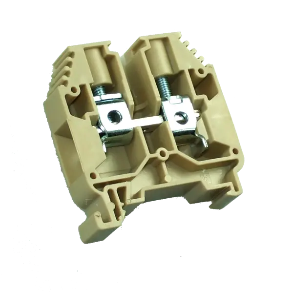 DIN Rail Mount Terminal Block, 2 Ways, 16mm, 600V, 85A Screw Clamp Terminal ER16BEIGE IMO Screw Clamp Terminal 
		 