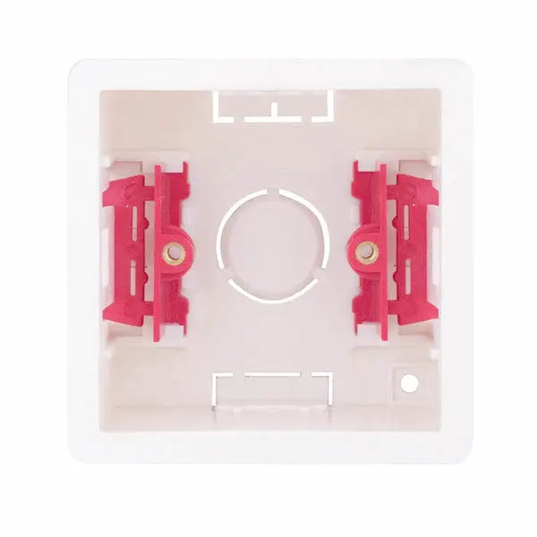 Selectric Square Edged 1 Gang Dry Lining Box – 35mm Deep – Flush Mount
