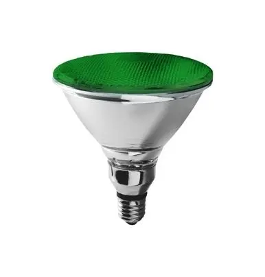 Par38 E27 Aluminium 80W Green 38° Halogen