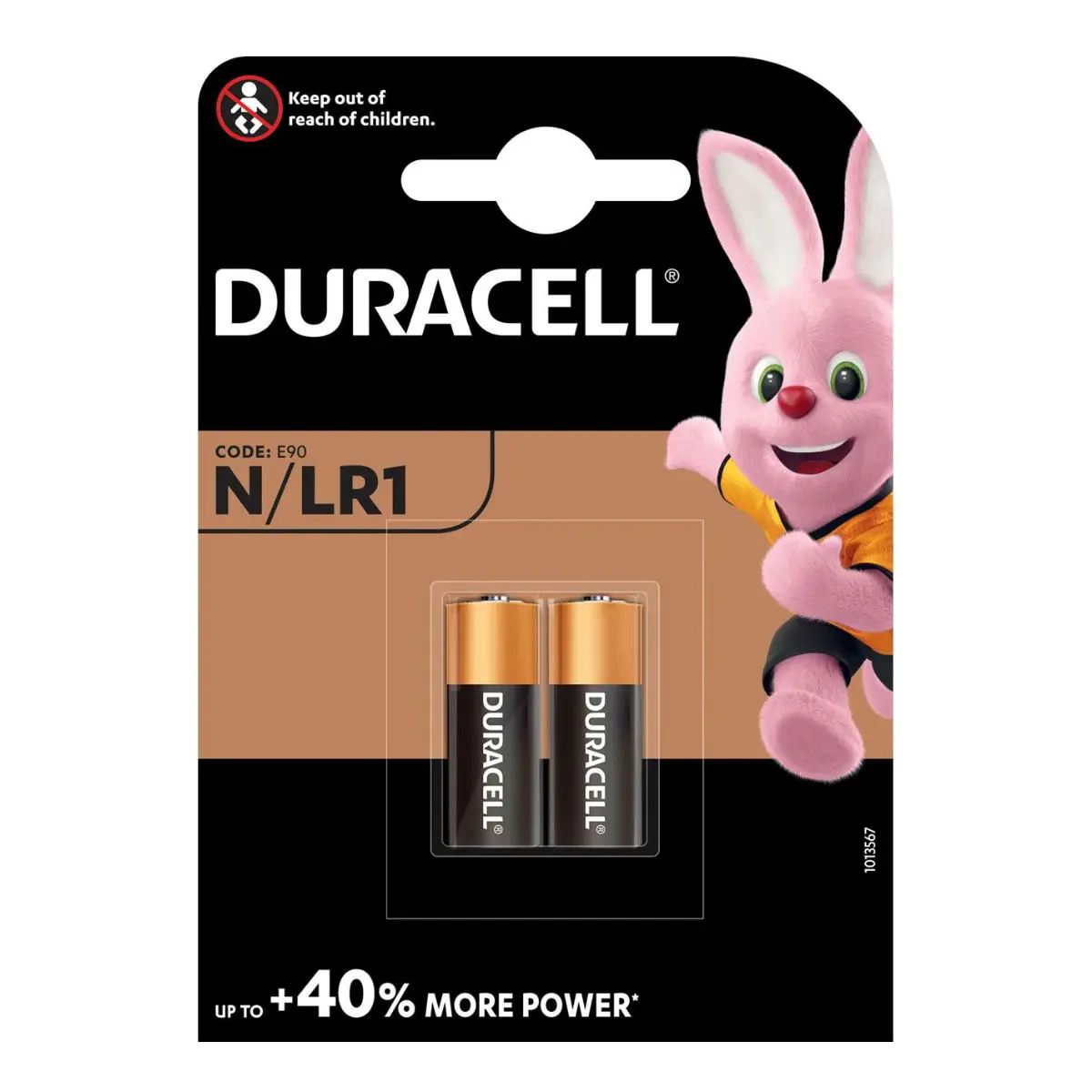 Duracell LR1/MN9100 1.5V Alkaline - Pack of 2 