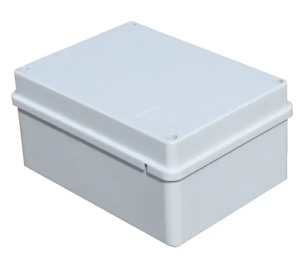 IP56 PVC Junction Box, Plain Sides with Stainless Steel Screws