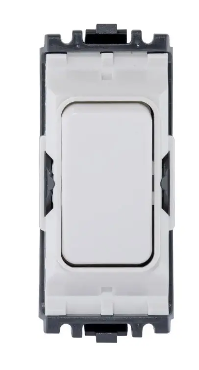MK Grid Plus K4891WHI 20A SP Grid Switch 2 Way White