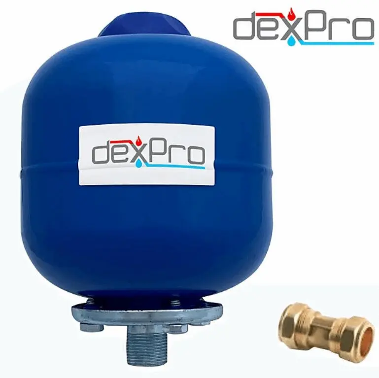 Dexpro DXUKIT1 Expansion Vessel 2L &amp; Check Valve
		 