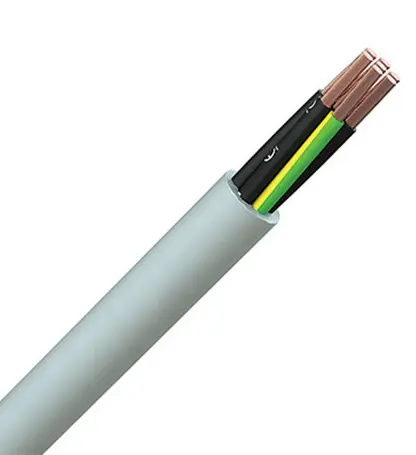 3 x 6.0mm² YY PVC Multicore Grey (Cut Length Sold By The Metre) 