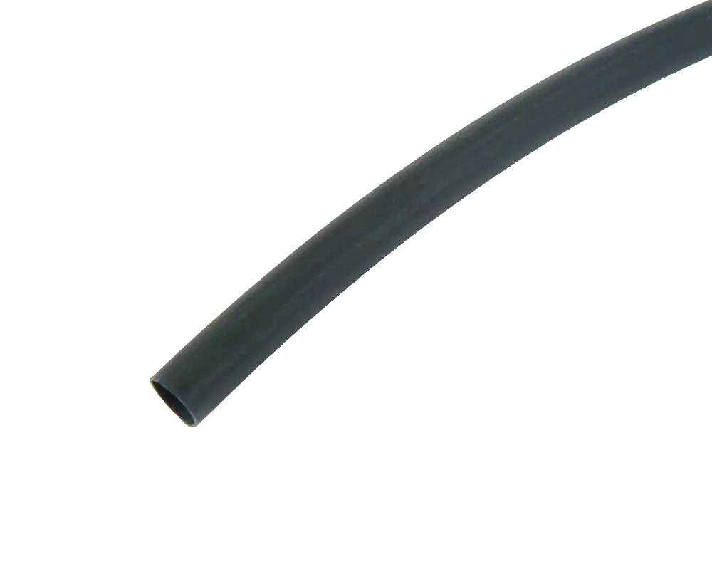 Heatshrink 2:1 Ratio 9.5mmØ Expanded, 4.8mmØ Recovered Black  (Cut Length Sold By The Metre) 
