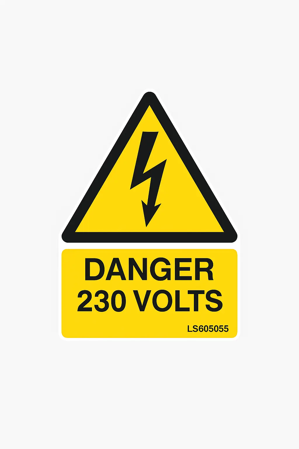 Danger 230 Volts (Triangle) 