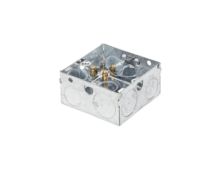 Switch &amp; socket box Steel 1G 35mm
