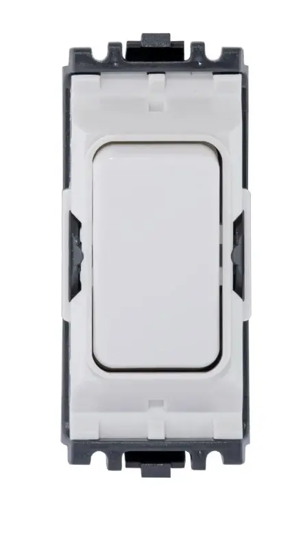 MK Grid Plus K4891WHI 20A SP Grid Switch 1 Way White