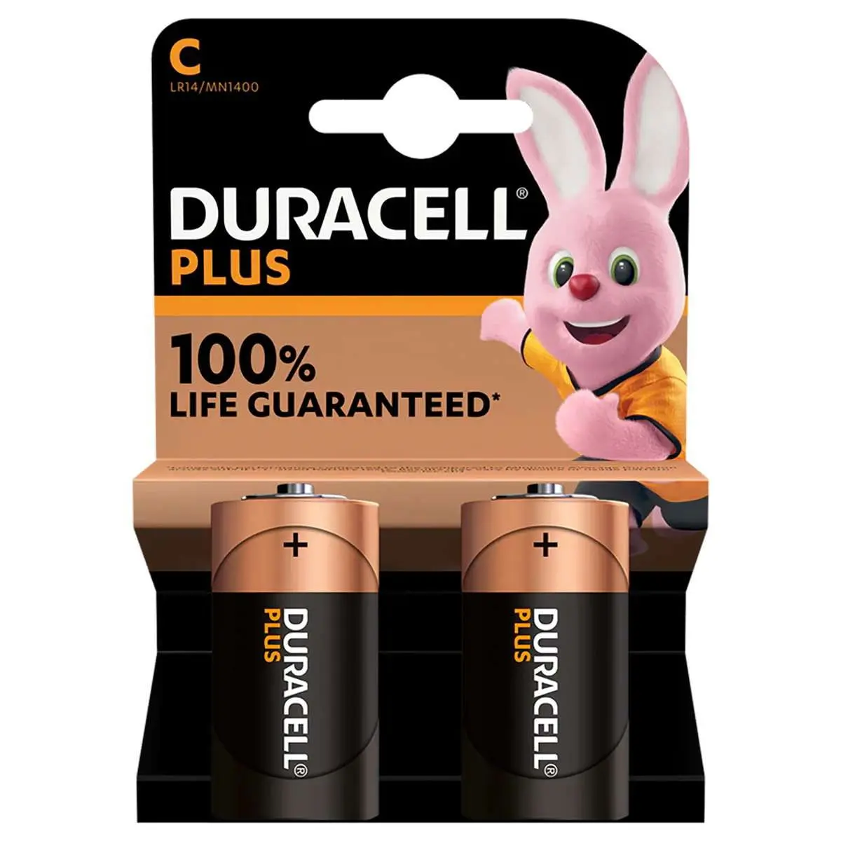 Duracell C Size Plus Power +100% - Pack of 2 