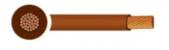 Tri-rated Cable Single Core 0.75mm² Brown PVC (Cut Length Sold By The Metre)  