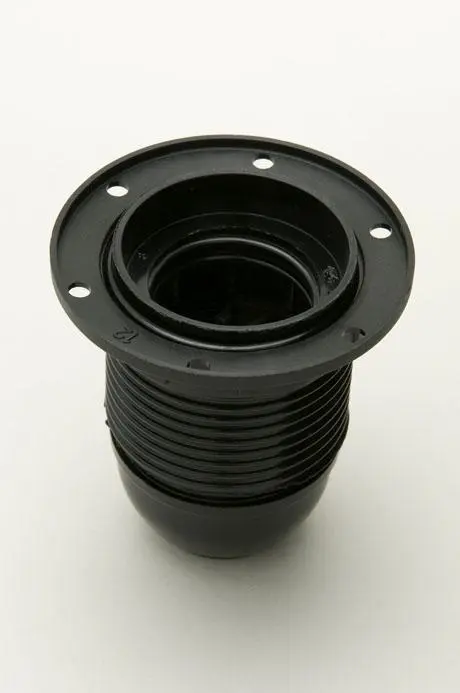 Edison Screw ES - E27 Black Plastic Shade Ring Lampholder