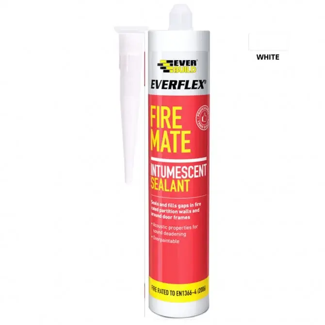 Everbuild Fire Mate White Intumescent 300ml