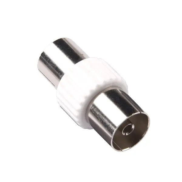 Female to female Coupler/Connector for extending (male to male) Coaxial/Aerial/Fly leads 