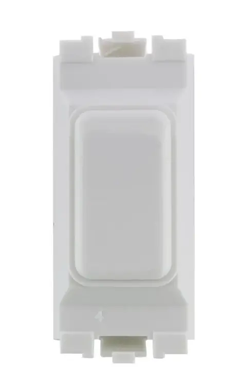 MK Grid Plus K4880WHI Grid Blank Module Insert White.