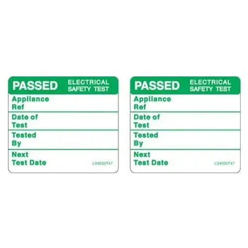 Passed Label – Green x 2