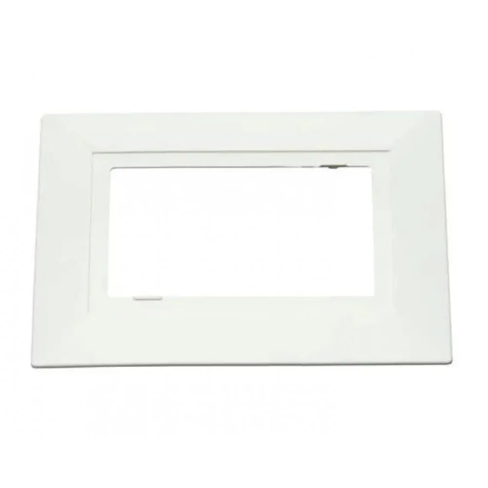 White Double Finger Plate  