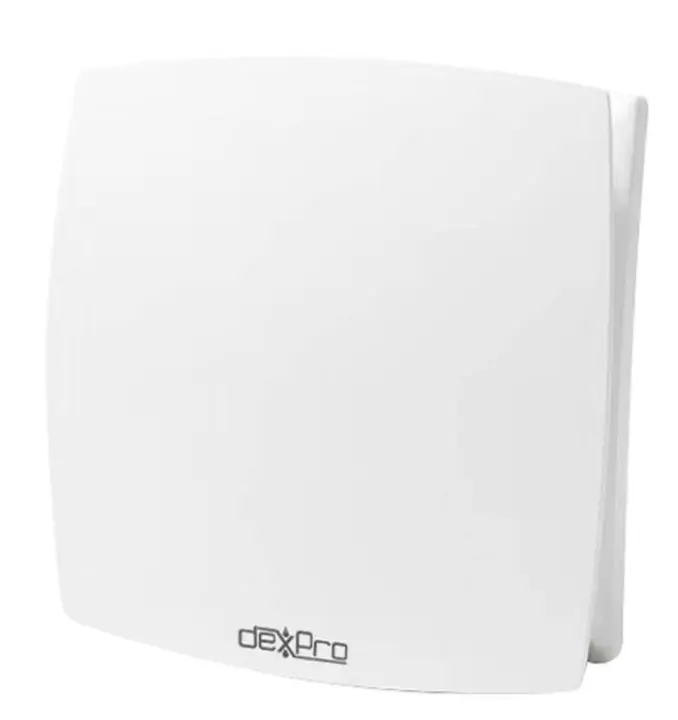 Dexpro Super Delux 6" White Extractor Fan with Timer - IPX5 Rated - Suitable for Zone 1 Installations 